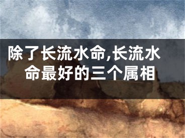 除了长流水命,长流水命最好的三个属相