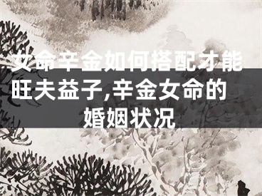 女命辛金如何搭配才能旺夫益子,辛金女命的婚姻状况