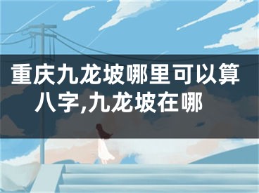 重庆九龙坡哪里可以算八字,九龙坡在哪
