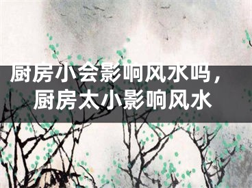 厨房小会影响风水吗，厨房太小影响风水