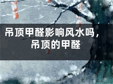 吊顶甲醛影响风水吗，吊顶的甲醛