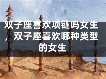 双子座喜欢项链吗女生，双子座喜欢哪种类型的女生