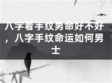 八字看手纹男命好不好，八字手纹命运如何男士