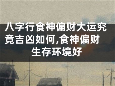 八字行食神偏财大运究竟吉凶如何,食神偏财生存环境好