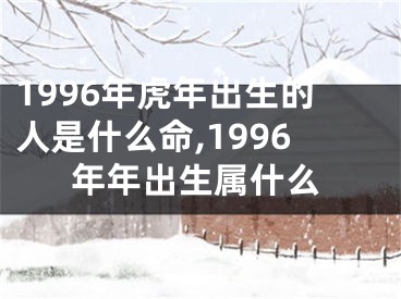1996年虎年出生的人是什么命,1996年年出生属什么