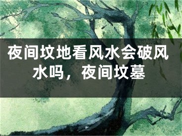 夜间坟地看风水会破风水吗，夜间坟墓