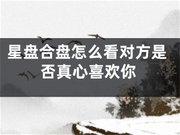 星盘合盘怎么看对方是否真心喜欢你