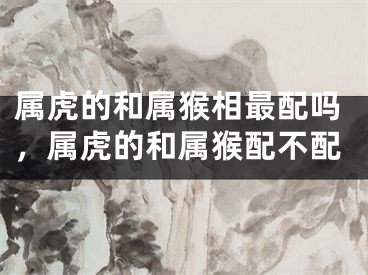 属虎的和属猴相最配吗，属虎的和属猴配不配