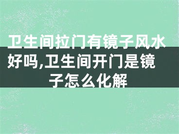 卫生间拉门有镜子风水好吗,卫生间开门是镜子怎么化解