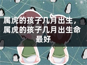 属虎的孩子几月出生，属虎的孩子几月出生命最好