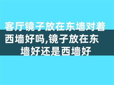 客厅镜子放在东墙对着西墙好吗,镜子放在东墙好还是西墙好