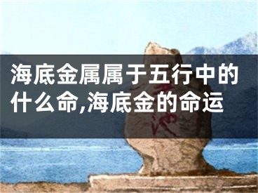 海底金属属于五行中的什么命,海底金的命运
