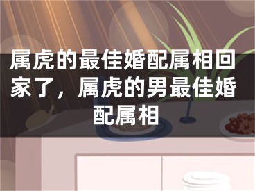 属虎的最佳婚配属相回家了，属虎的男最佳婚配属相