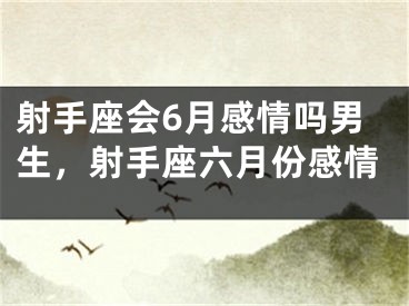 射手座会6月感情吗男生，射手座六月份感情