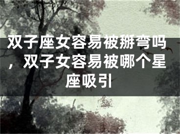 双子座女容易被掰弯吗，双子女容易被哪个星座吸引