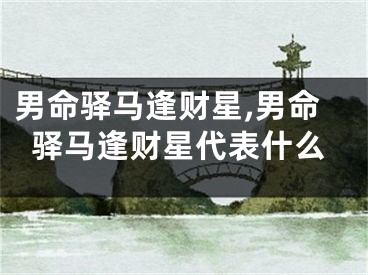 男命驿马逢财星,男命驿马逢财星代表什么