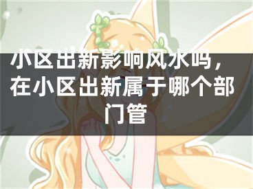 小区出新影响风水吗，在小区出新属于哪个部门管