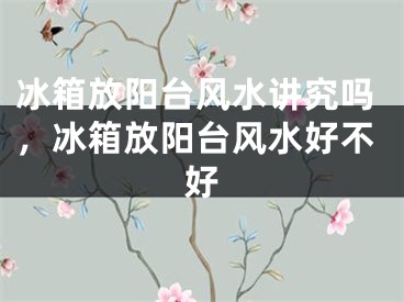 冰箱放阳台风水讲究吗，冰箱放阳台风水好不好