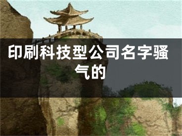 印刷科技型公司名字骚气的