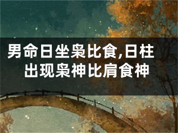 男命日坐枭比食,日柱出现枭神比肩食神
