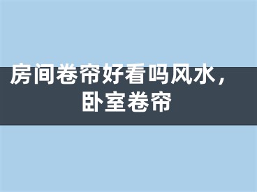 房间卷帘好看吗风水,卧室卷帘