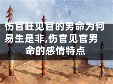 伤官旺见官的男命为何易生是非,伤官见官男命的感情特点