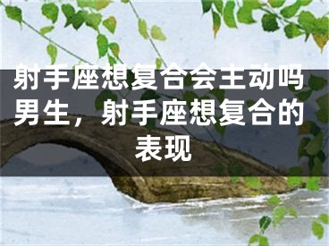 射手座想复合会主动吗男生，射手座想复合的表现