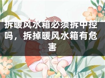 拆暖风水箱必须拆中控吗，拆掉暖风水箱有危害