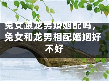 兔女跟龙男婚姻配吗，兔女和龙男相配婚姻好不好