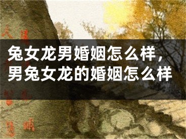 兔女龙男婚姻怎么样，男兔女龙的婚姻怎么样