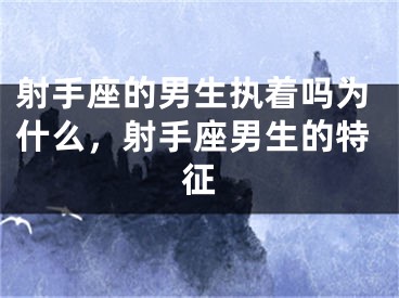 射手座的男生执着吗为什么，射手座男生的特征