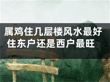 属鸡住几层楼风水最好 住东户还是西户最旺