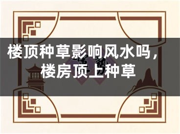 楼顶种草影响风水吗，楼房顶上种草