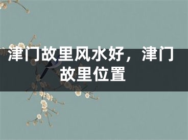 津门故里风水好，津门故里位置