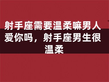 射手座需要温柔嘛男人爱你吗,射手座男生很温柔