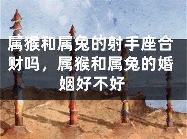 属猴和属兔的射手座合财吗,属猴和属兔的婚姻好不好