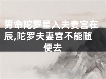 男命陀罗星入夫妻宫在辰,陀罗夫妻宫不能随便去