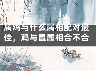 属鸡与什么属相配对最佳，鸡与鼠属相合不合