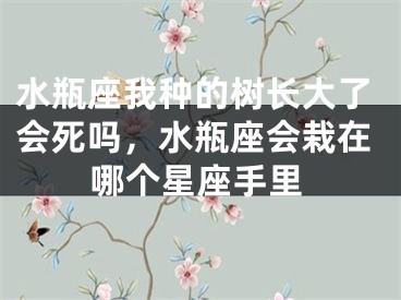 水瓶座我种的树长大了会死吗,水瓶座会栽在哪个星座手里