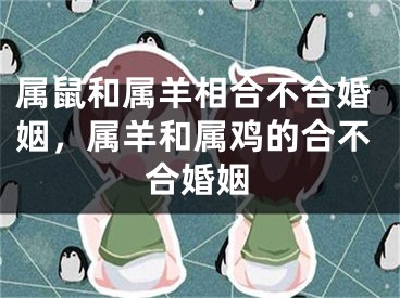 属鼠和属羊相合不合婚姻，属羊和属鸡的合不合婚姻