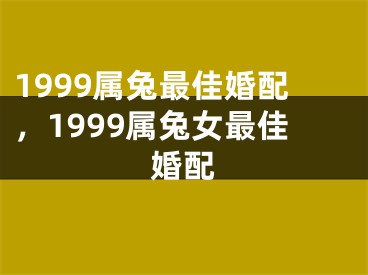 1999属兔最佳婚配,1999属兔女最佳婚配