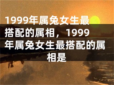 1999年属兔女生最搭配的属相,1999年属兔女生最搭配的属相是