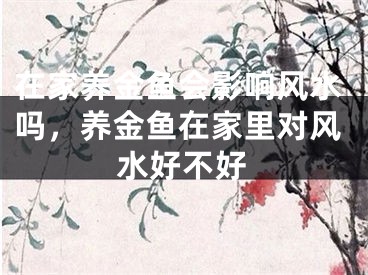 在家养金鱼会影响风水吗，养金鱼在家里对风水好不好