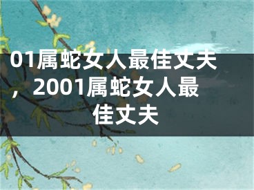 01属蛇女人最佳丈夫，2001属蛇女人最佳丈夫