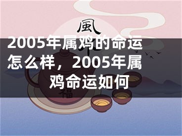 2005年属鸡的命运怎么样,2005年属鸡命运如何