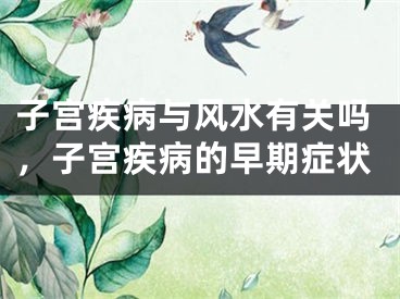 子宫疾病与风水有关吗,子宫疾病的早期症状