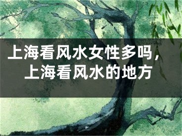 上海看风水女性多吗，上海看风水的地方