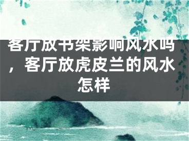 客厅放书架影响风水吗，客厅放虎皮兰的风水怎样