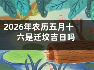 2026年农历五月十六是迁坟吉日吗