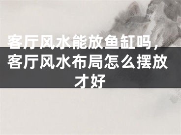 客厅风水能放鱼缸吗,客厅风水布局怎么摆放才好